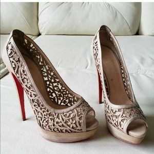 Christian Louboutin Pampas 150 Lasercut Pumps